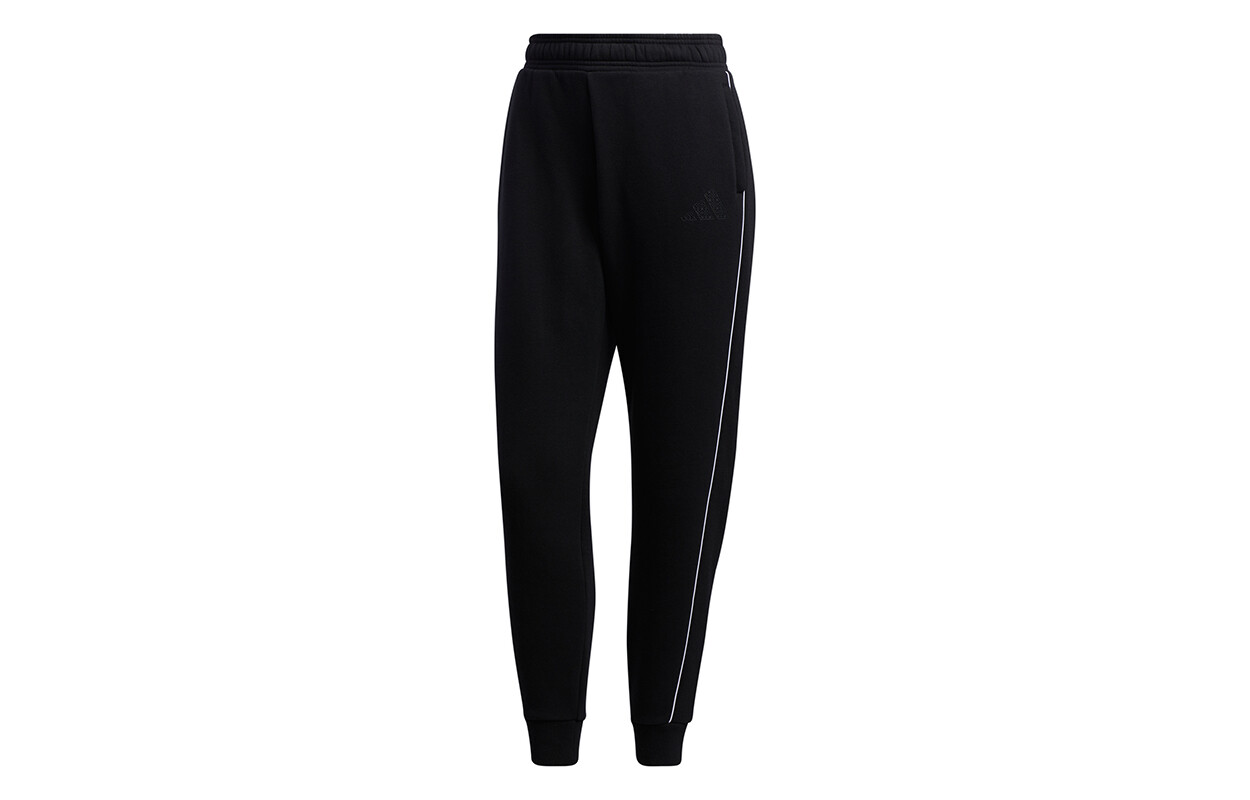 

Трикотажные спортивные штаны женские черные Adidas