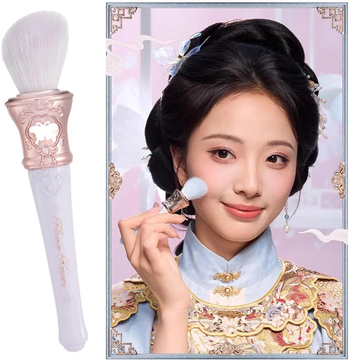 Кисть для румян Flowerknows Butterfly серия, T02