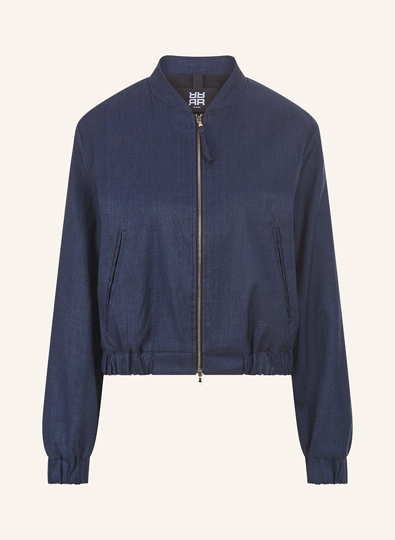 

Блузон в стиле деним с добавлением льна Riani, синий