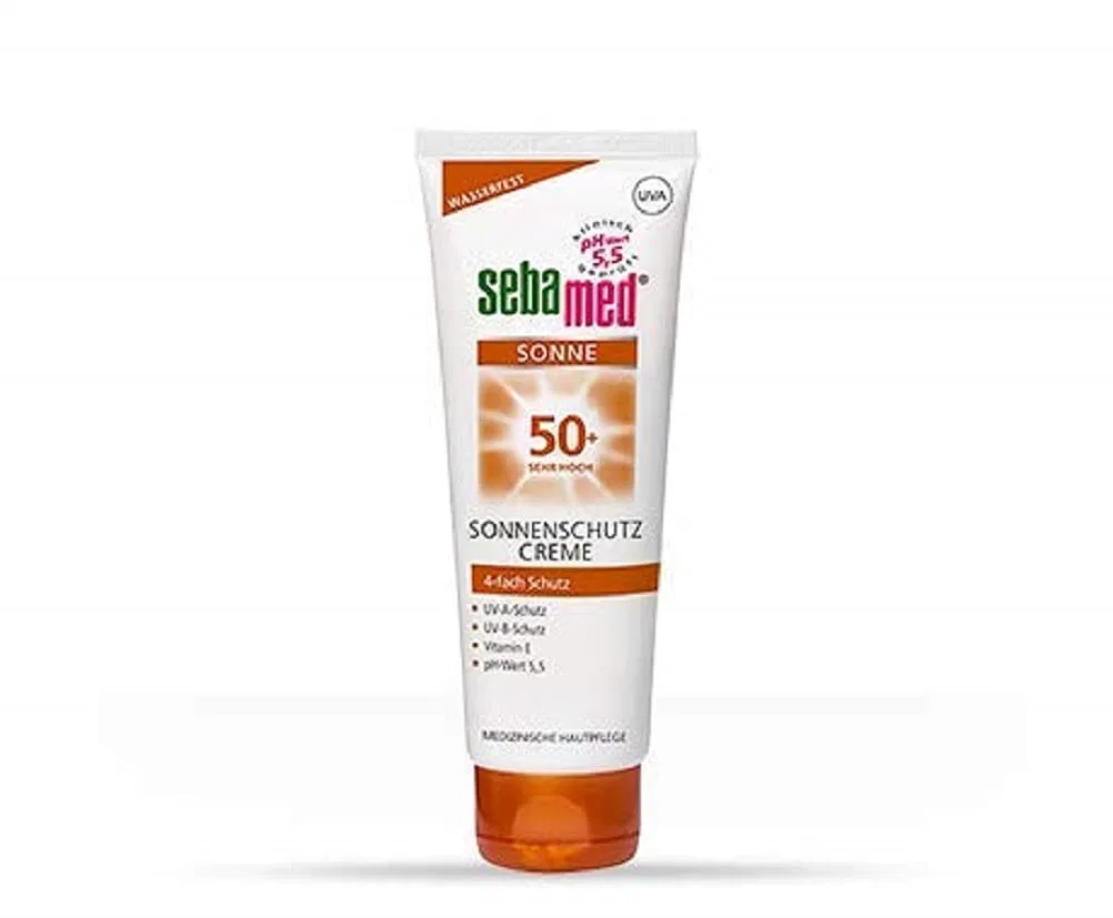 Солнцезащитный крем для лица SPF 50+ от Sebamed Sebamed