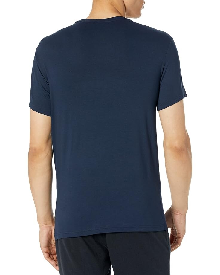 

Футболка Emporio Armani Deluxe Viscose T-Shirt, цвет Marine