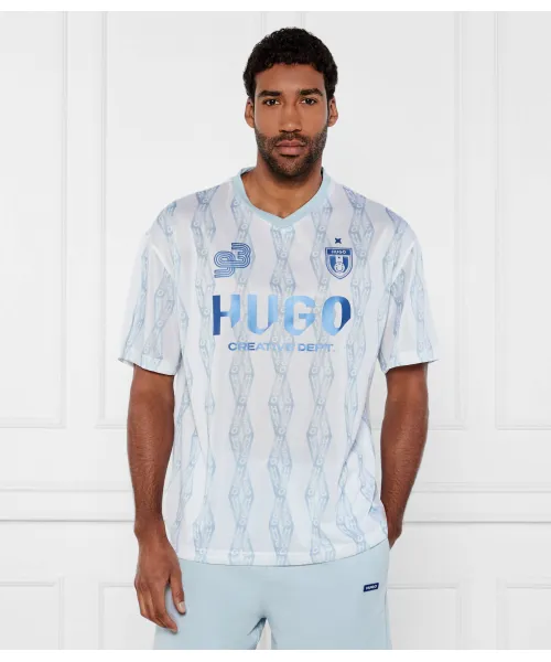 

Футболка Notbal Oversize fit Hugo Blue, белый