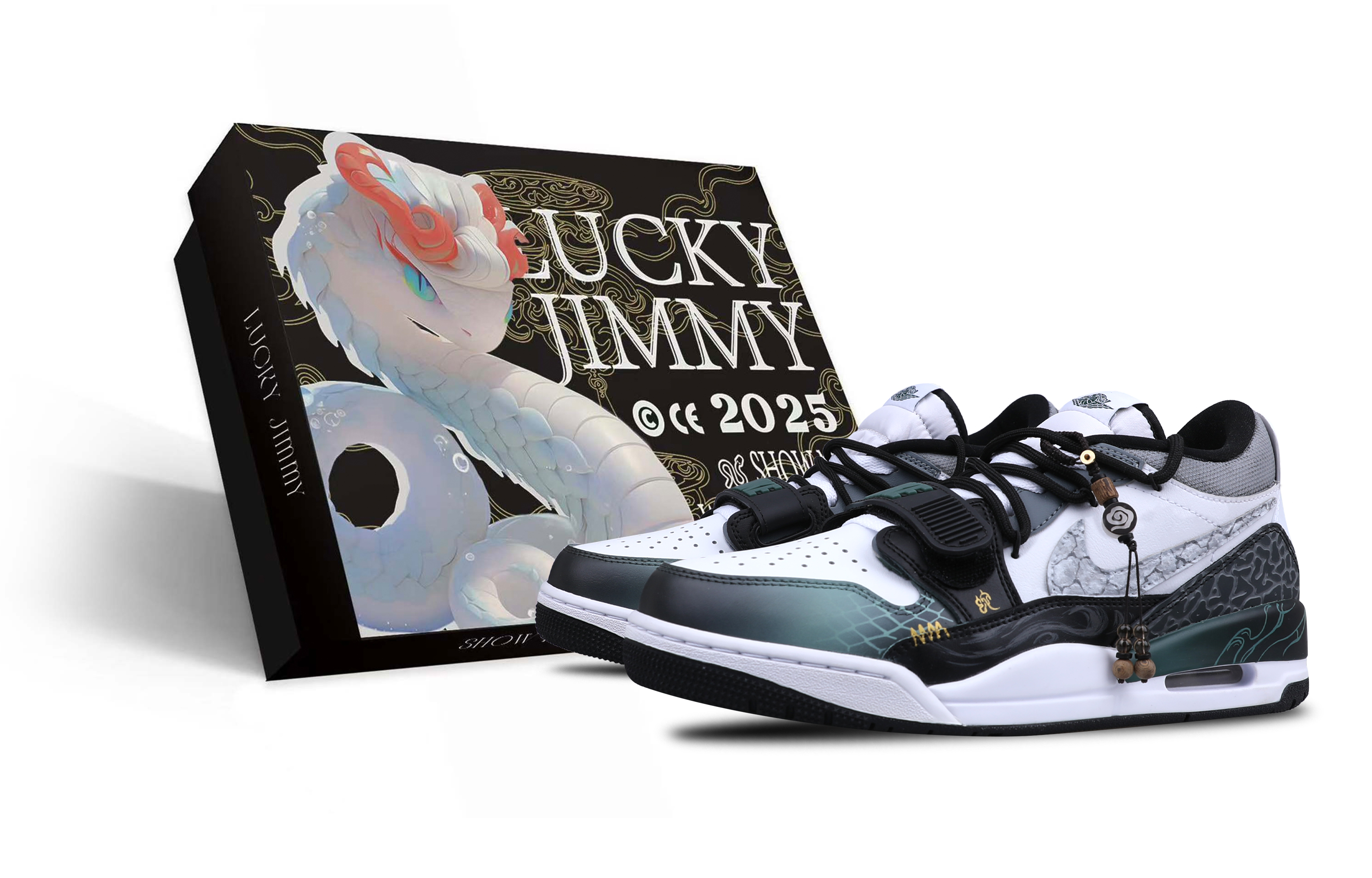 

Jordan Баскетбольные кроссовки Legacy 312 с низким верхом, нескользящие, винтажные, мужские, белые, черные, голубые