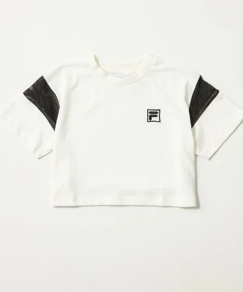 Детская футболка с мини-логотипом FILA Mini Logo T-shirt офф-белая