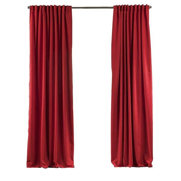 

Бархатная штора Puude Home Design 1Stück XLang Rot 140*275, 25x1x140 см, красный