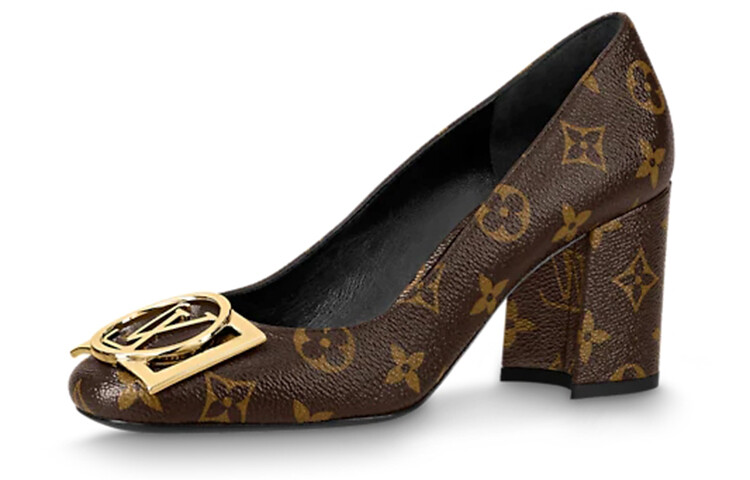 Туфли женские Louis Vuitton Madeleine, черный / коричневый