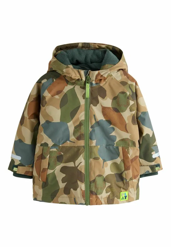 Зимняя водонепроницаемая теплая утепленная куртка стандартного кроя Next, Khaki Camo