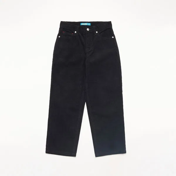 Детские чёрные вельветовые брюки Oopsmyboy New Corduroy — фото 2