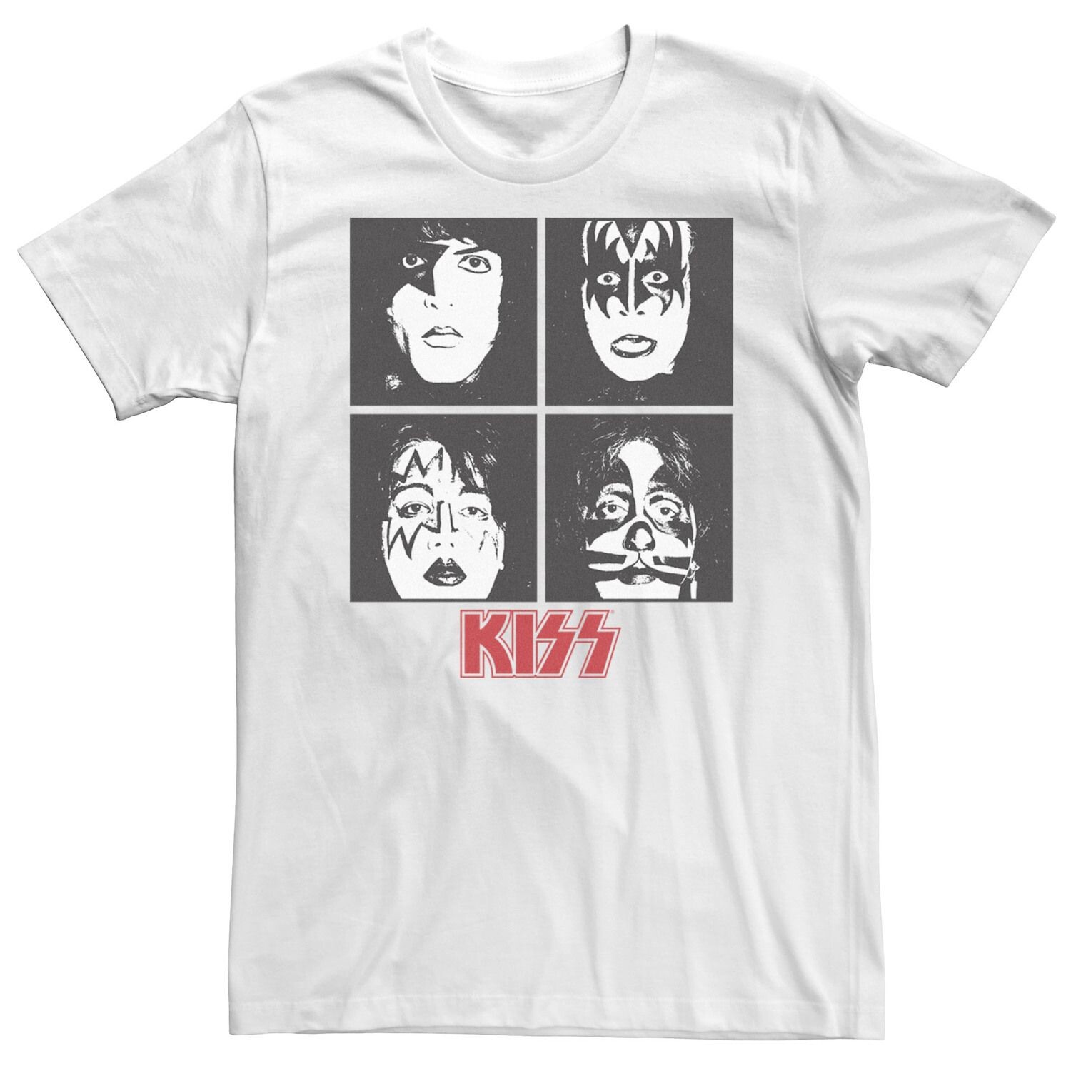 

Футболка Big & Tall KISS Boxin Band Headshots Licensed Character