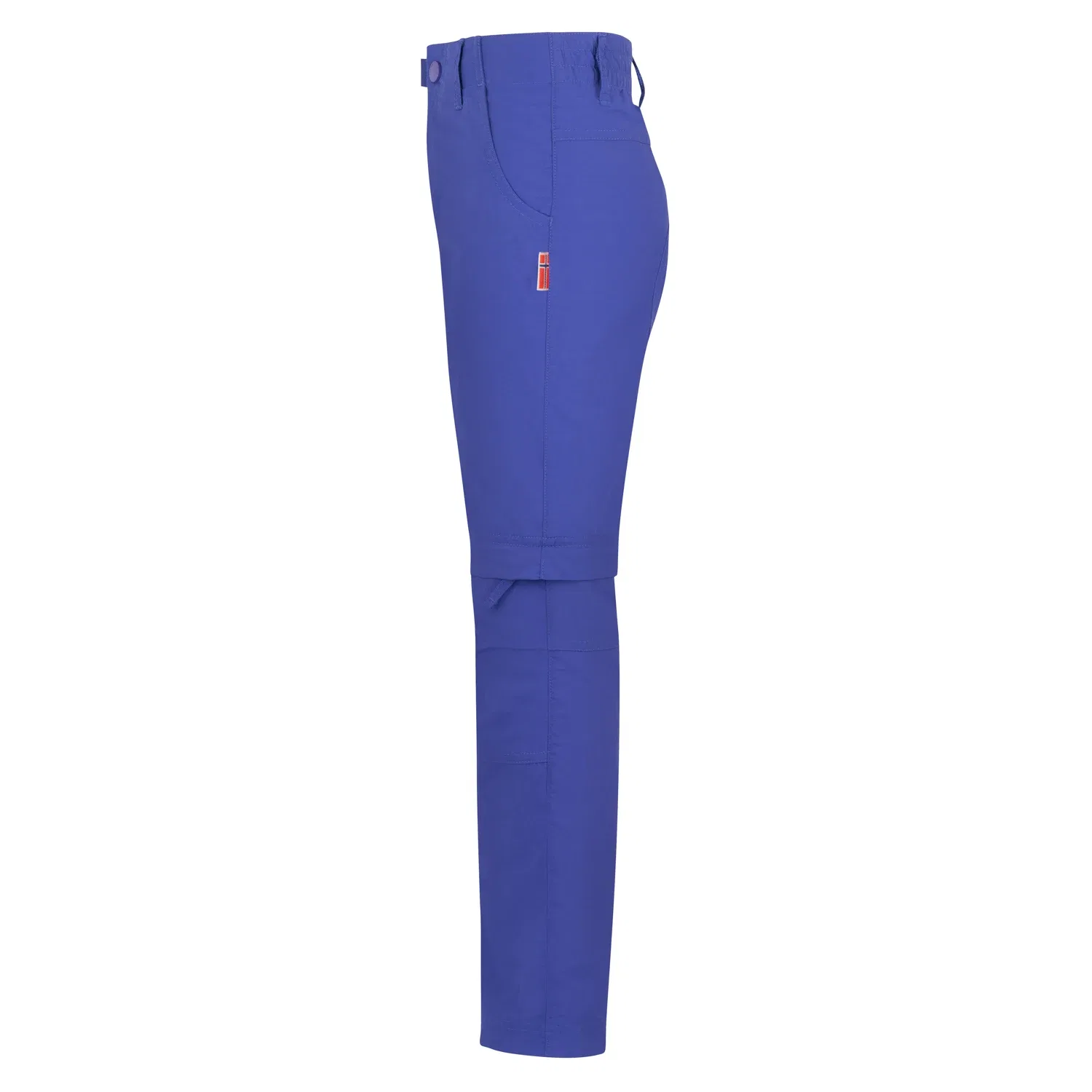 Треккинговые штаны Zipp-Off Slim Fit Trollkids, glow blue — фото 3