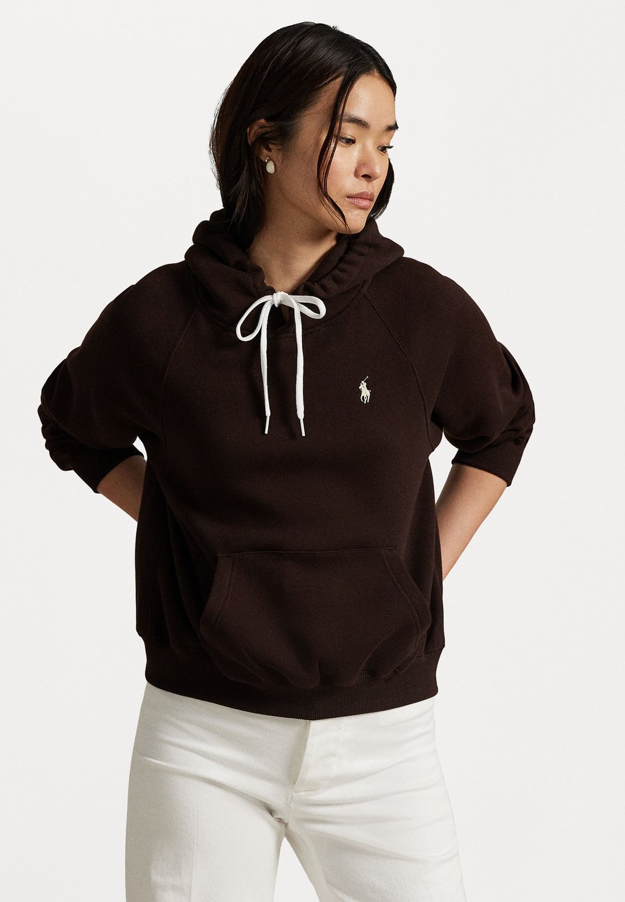 

Толстовка Polo Ralph Lauren SHRUNKEN FIT FLEECE HOODIE, Circuit Brown/Brown