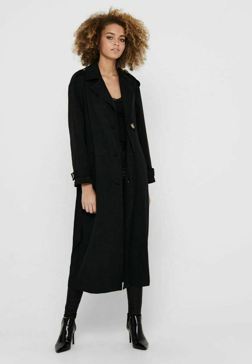 

Тренч ONLLINE X LONG ONLY Tall, черный