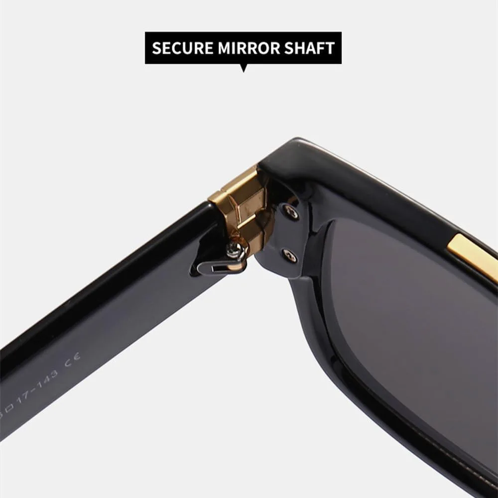 

Квадратные солнцезащитные очки для женщин, женские солнцезащитные очки класса люкс в винтажном стиле, мужские солнцезащитные очки UV400 LJTJTAV, Black Grey