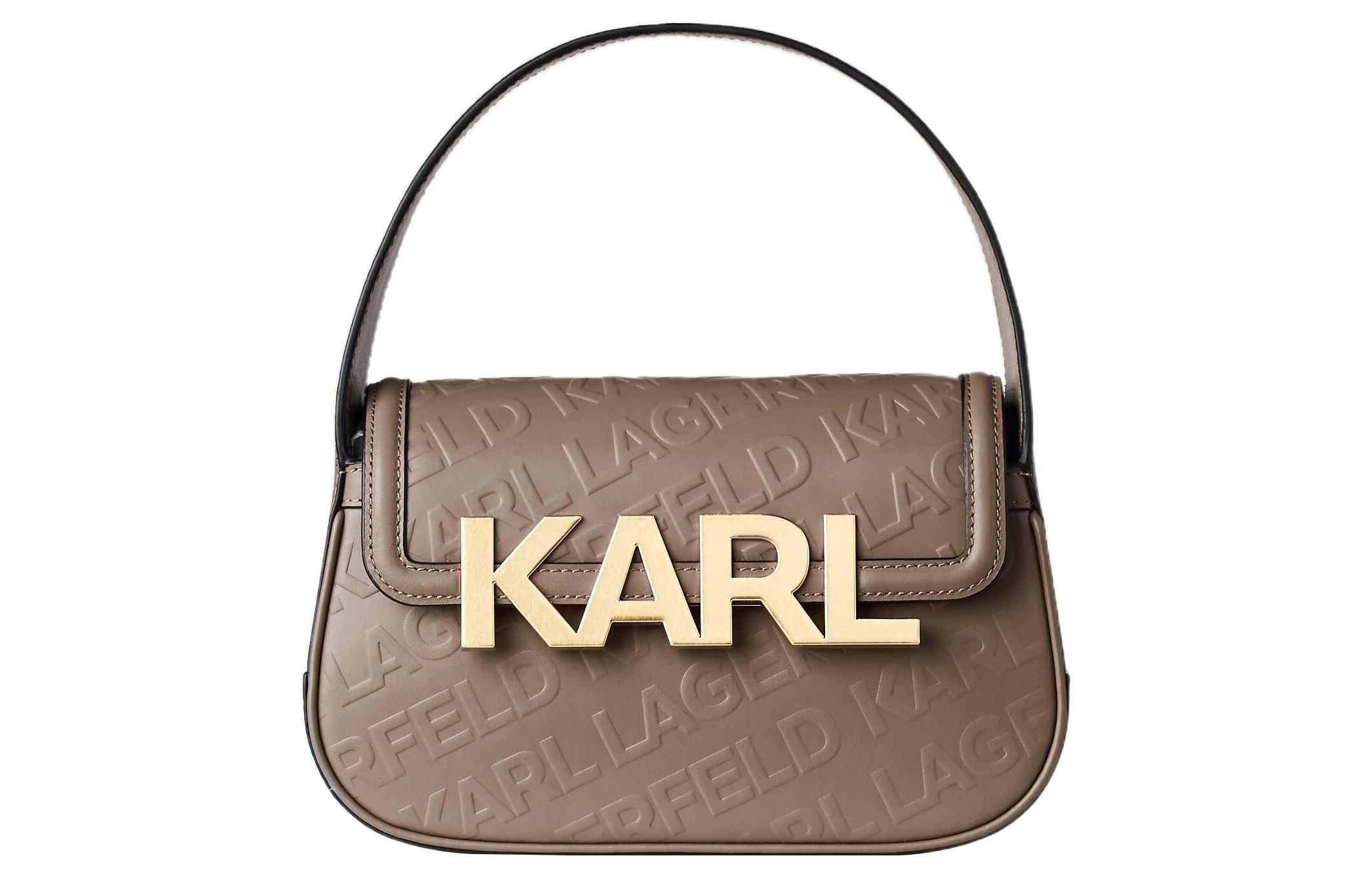

KARL LAGERFELD / Karl Lagerfeld Jeans Кожаная сумка-тоут с тиснением логотипа