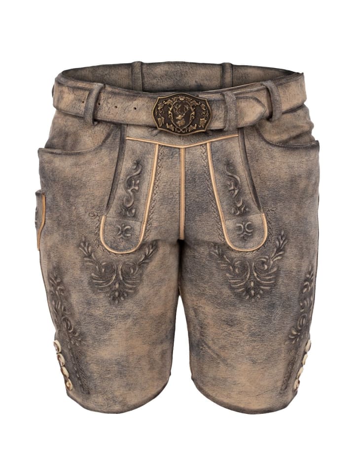 

MADDOX Кожаные брюки Wernhart из мрамора