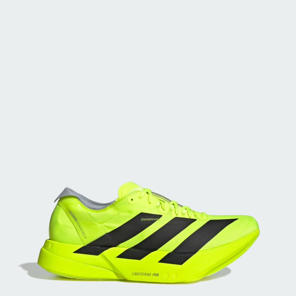 

Кроссовки Adidas Adizero Adios Pro 4 Shoes, цвет Lucid Lemon/Core Black/Halo Silver