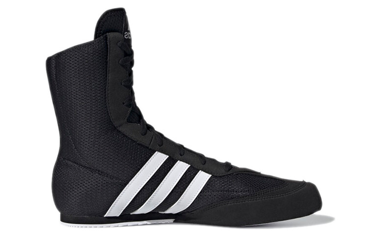 Кроссовки Box Hog 2.0 унисекс с высоким верхом Carbon Black/white Adidas — фото 2