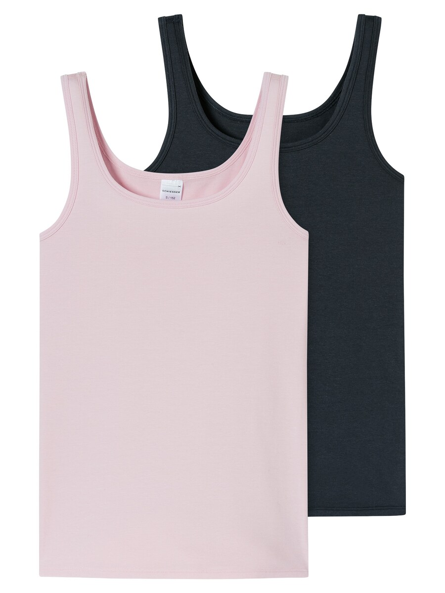 

Нижняя рубашка SCHIESSER 95/5, темно-розовый/черный