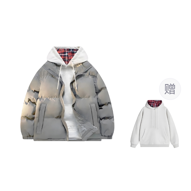 

YAYA Унисекс пуховик, Gray (Comes with Hoodie)