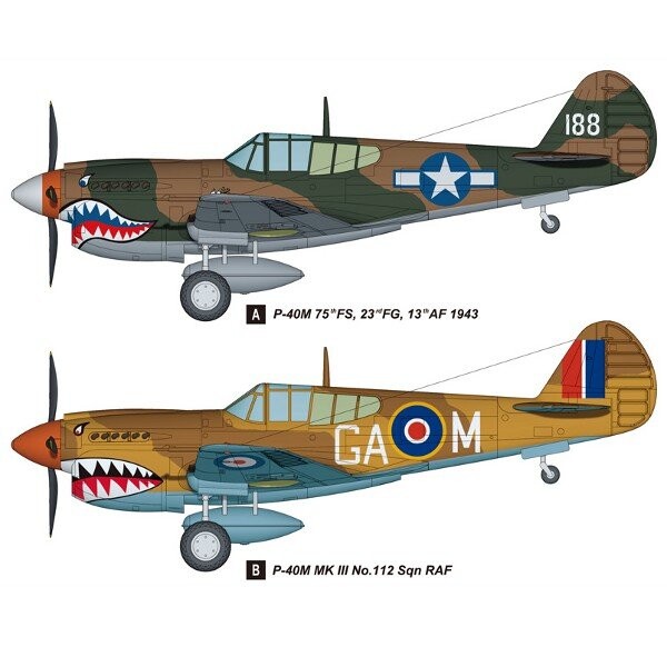 

Комплект модели P40M Kitty Hawk Hobby Boss