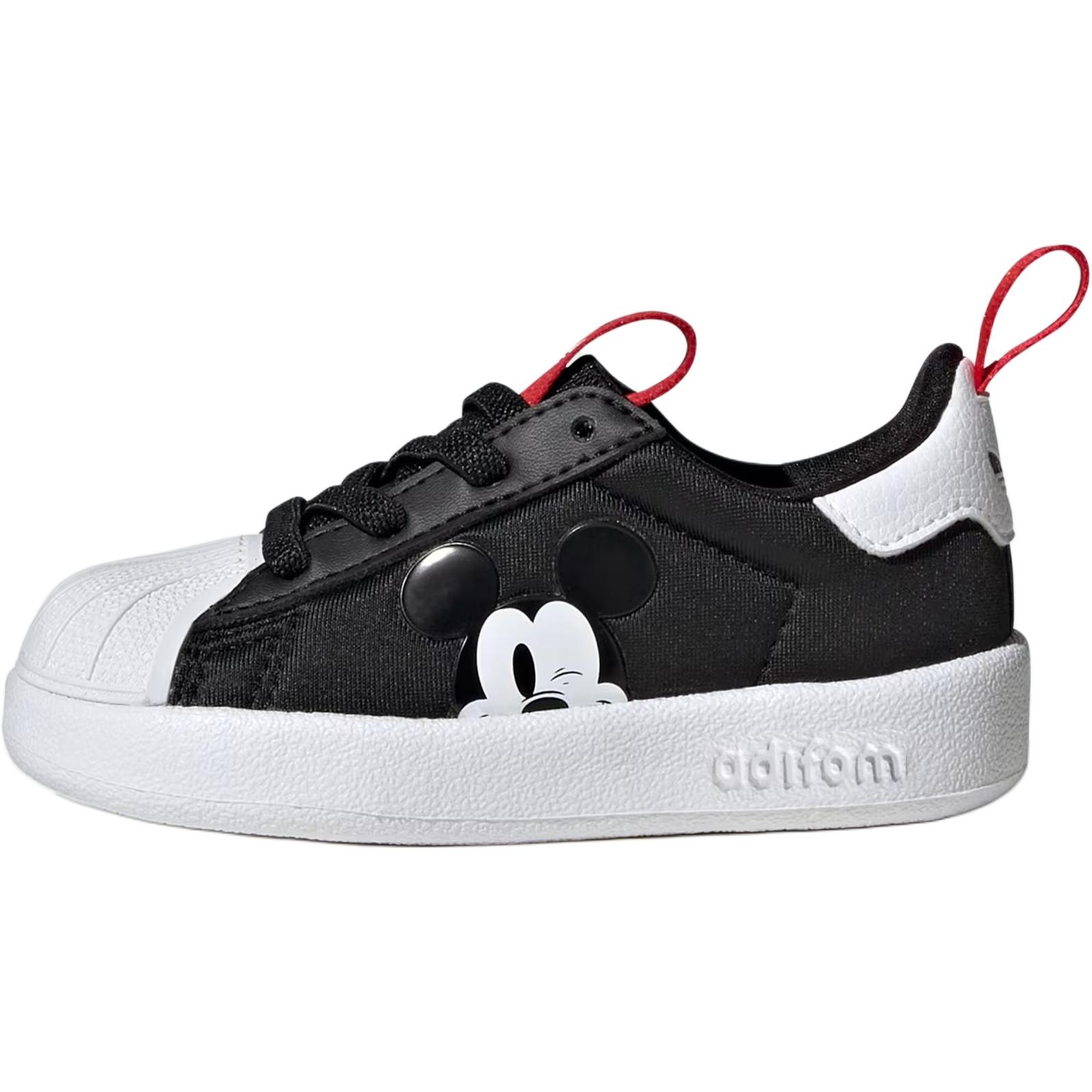

Adidas Originals Низкие кроссовки Disney x SUPERSTAR 360, устойчивые к истиранию, черно-белые, для младенцев и малышей