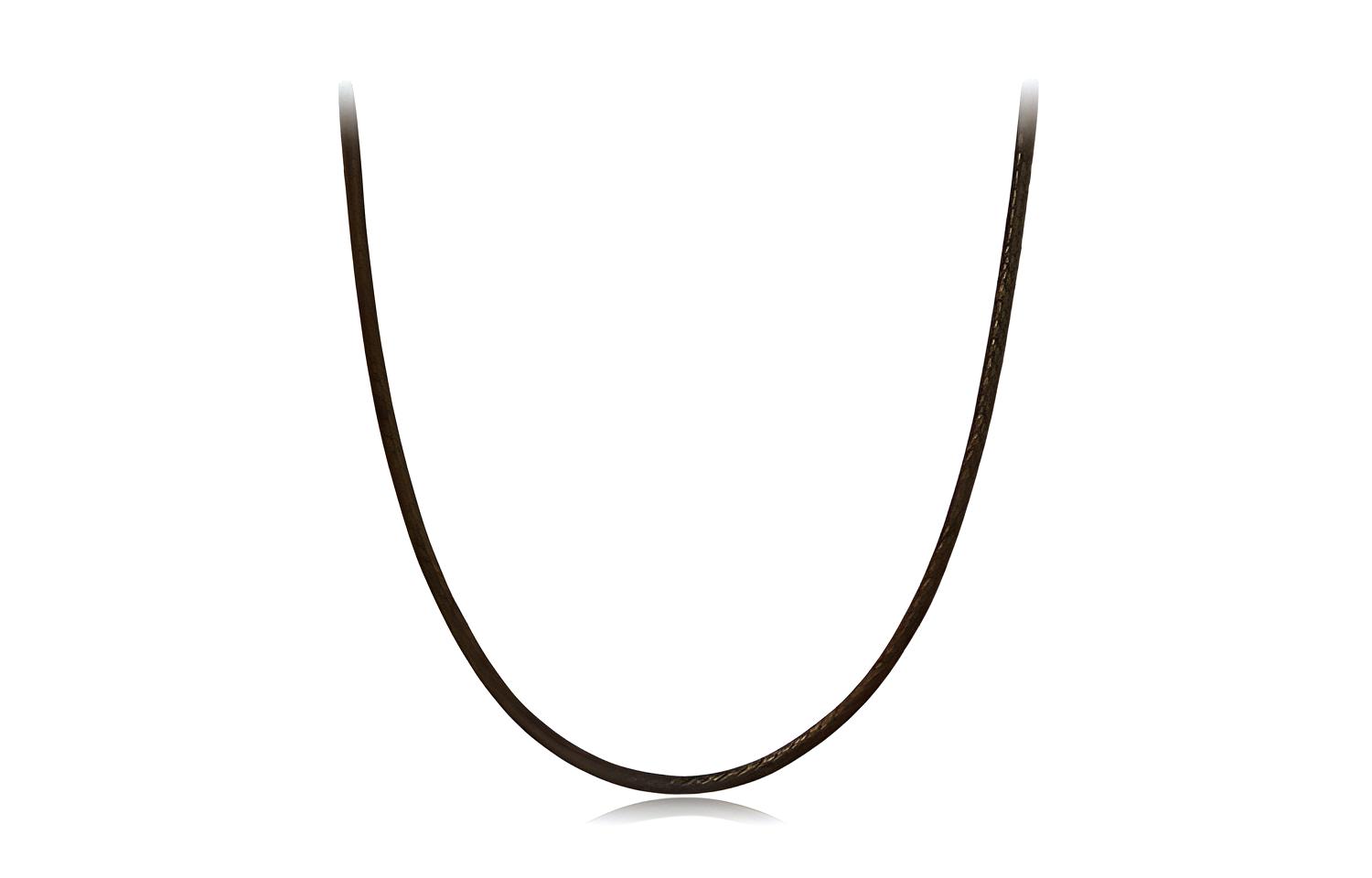 

Стальной канат ожерелье унисекс CHOW TAI FOOK, коричневый