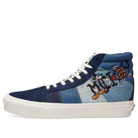 

Кроссовки vault x disney x taka hayashi sk8-hi lx blue Vans, синий