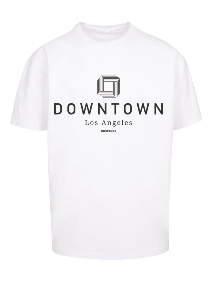 

F4NT4STIC Плотная футболка оверсайз, цвет Downtown LA OVERSIZE TEE, белая, Белый, F4NT4STIC Плотная футболка оверсайз, цвет Downtown LA OVERSIZE TEE, белая