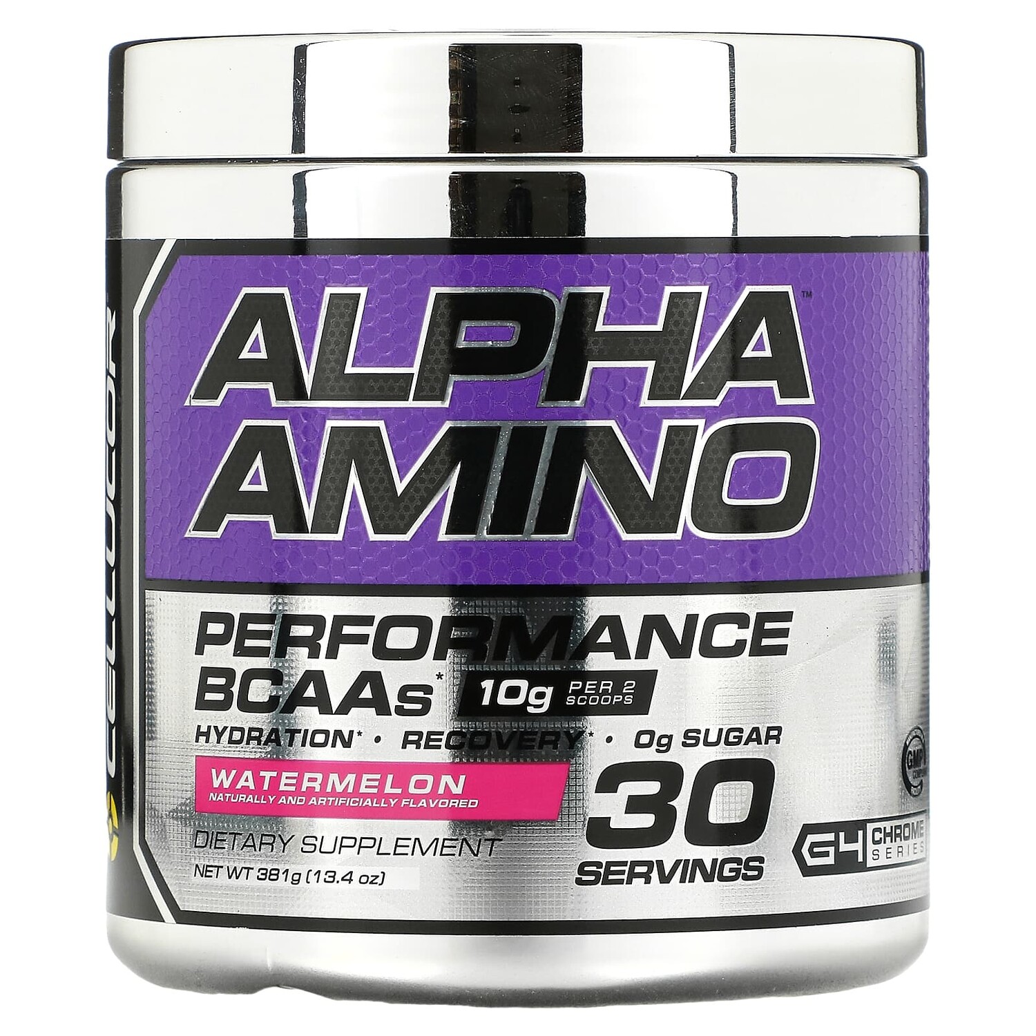 

Cellucor Alpha Amino аминокислоты с разветвленной цепью для эффективности тренировок арбуз 13,4 унции (381 г)