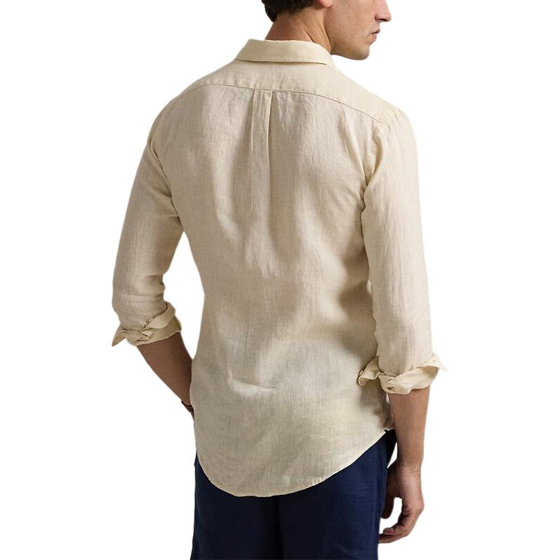 Polo Ralph Lauren Рубашка SS25 мужская cream — фото 4
