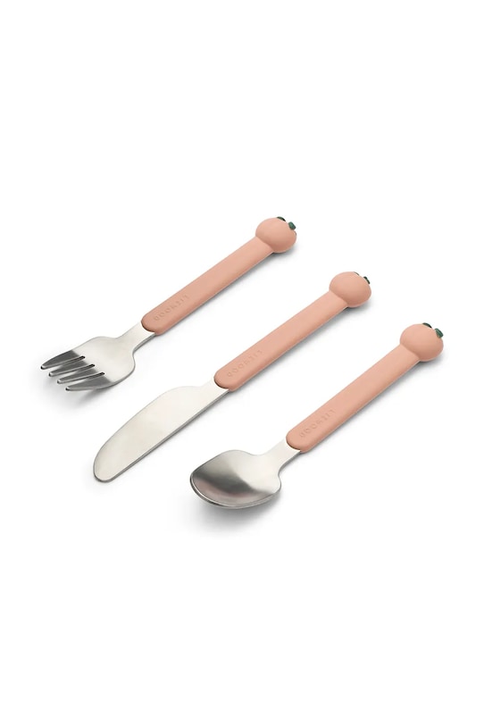 

Детский набор столовых приборов Tove Peach Cutlery Set Liewood, оранжевый
