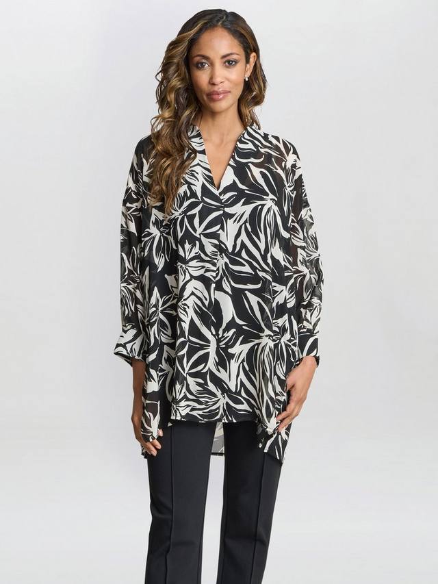 

Топ без воротника Dido Gina Bacconi, Black/White