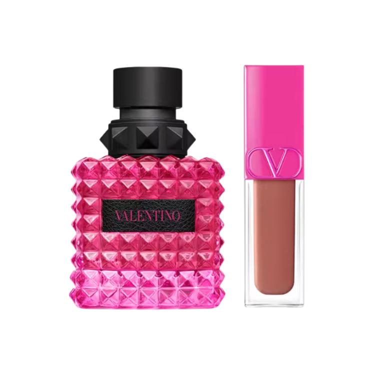 

Valentino Опасный мисс сладкий красный блеск для губ набор духов парфюм black currant rum