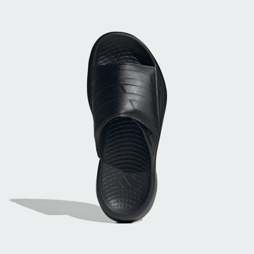 Шлепанцы Adidas Lightblaze Slides, цвет Core Black/Core Black/Core Black — фото 2