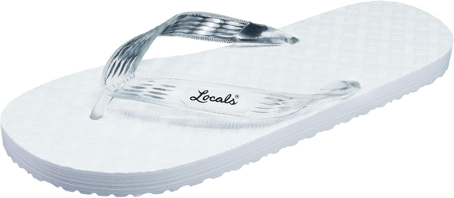 

Оригинальные шлепанцы Locals Hawaii унисекс, белый