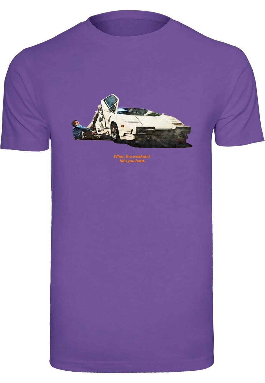 

Футболка Mister Tee WEEKEND WOLF, фиолетовый