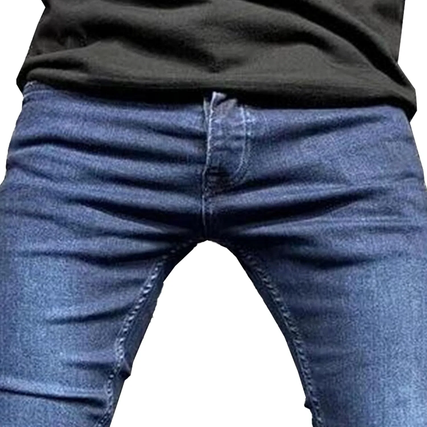 Джинсы зауженные Slim Fit, Темно-синий — фото 2