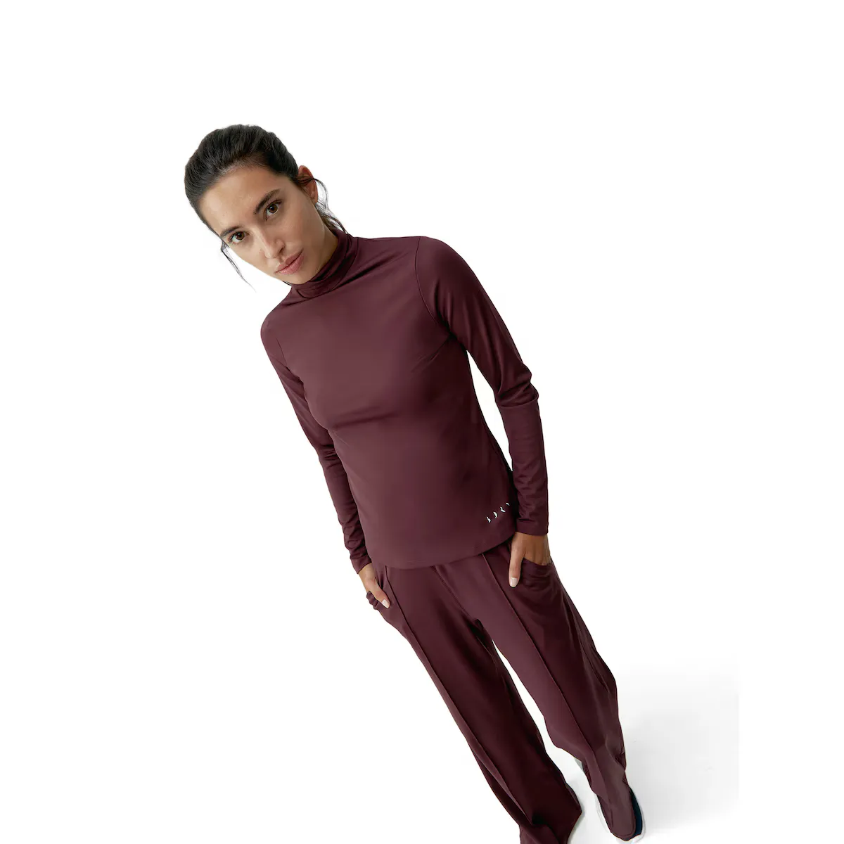 

Женская футболка Malik Born Living Yoga, цвет Vino