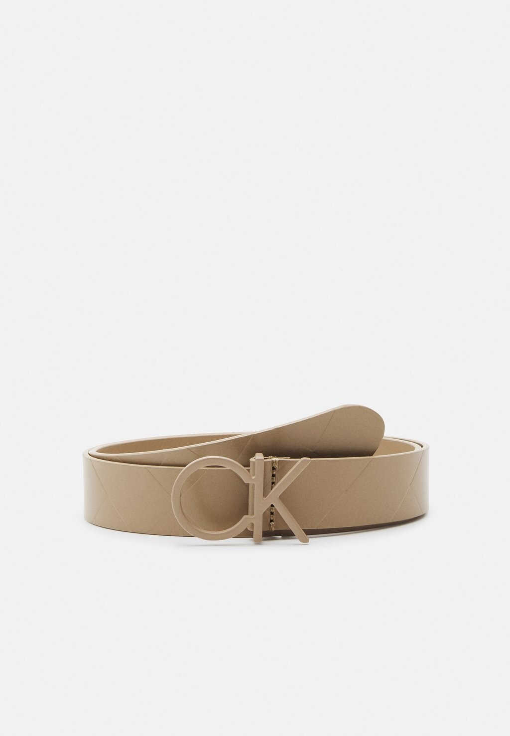 

Ремень Lock Belt Calvin Klein, цвет silver mink