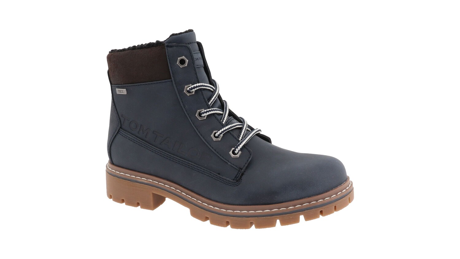 

Ботинки Tom Tailor Stiefel mit Warmfutter, синий