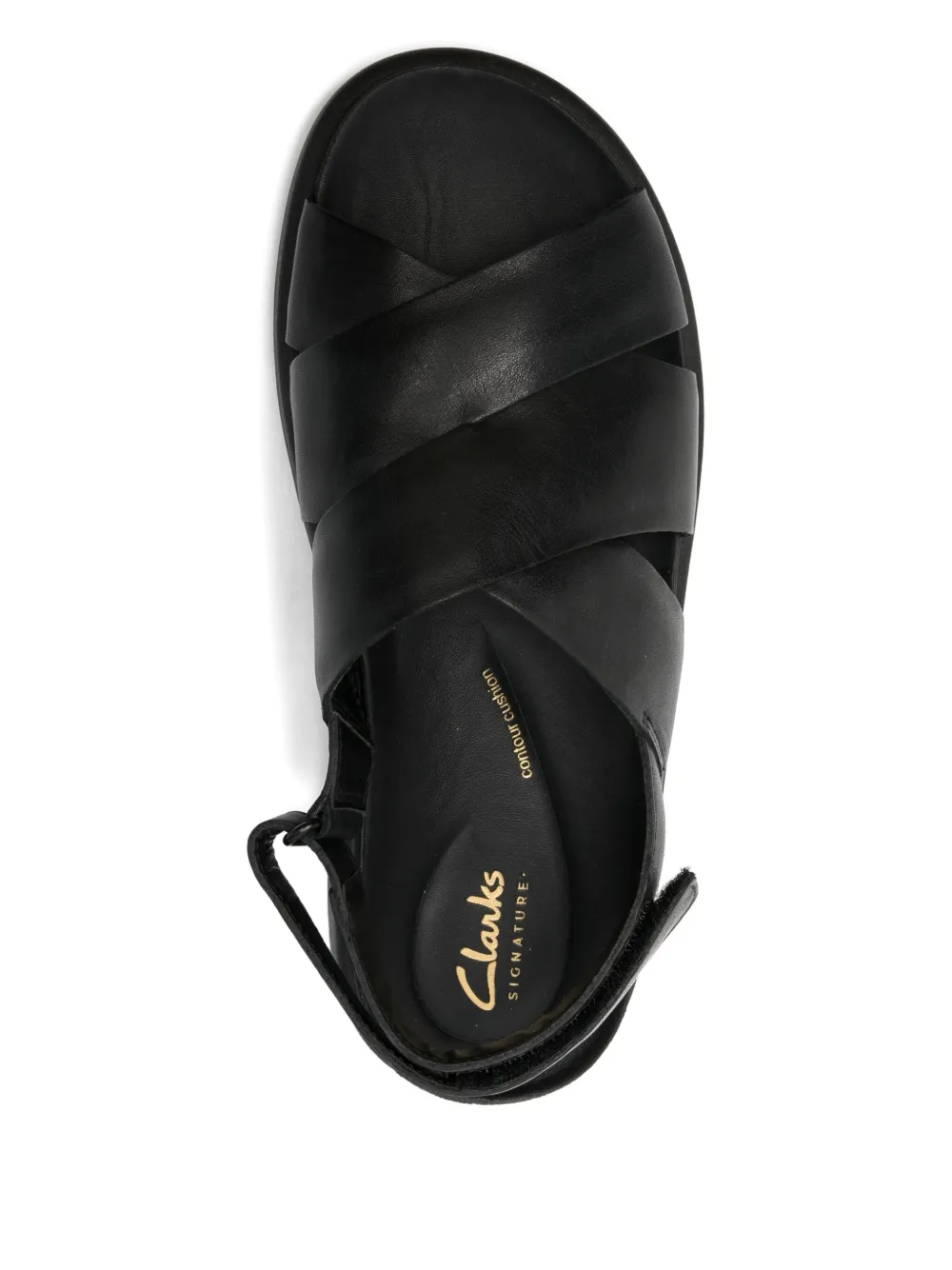 Сандалии Aristella 25 с ремешком на пятке Clarks, черный — фото 4