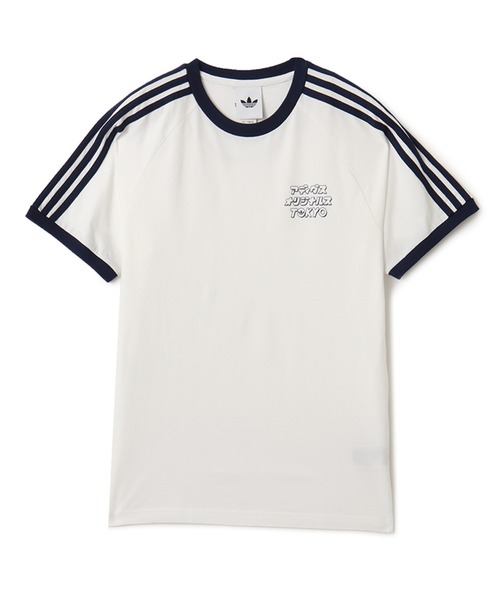 

Футболка, с принтом Katakana Adidas, белый