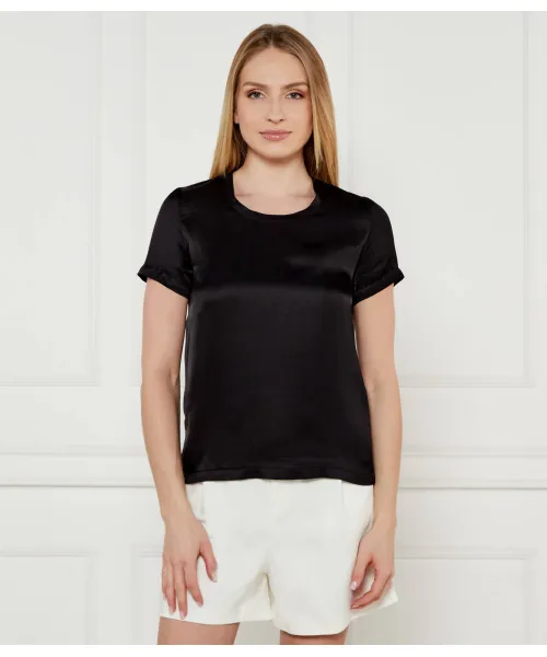 

Атласная блузка Regular fit Liu Jo, черный