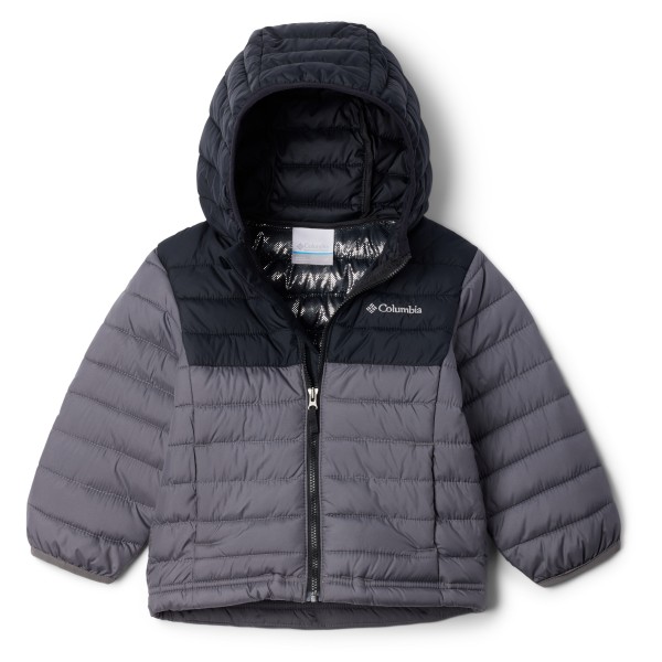 

Детская куртка с капюшоном Powder Lite II/2 из синтетического волокна Columbia, серый