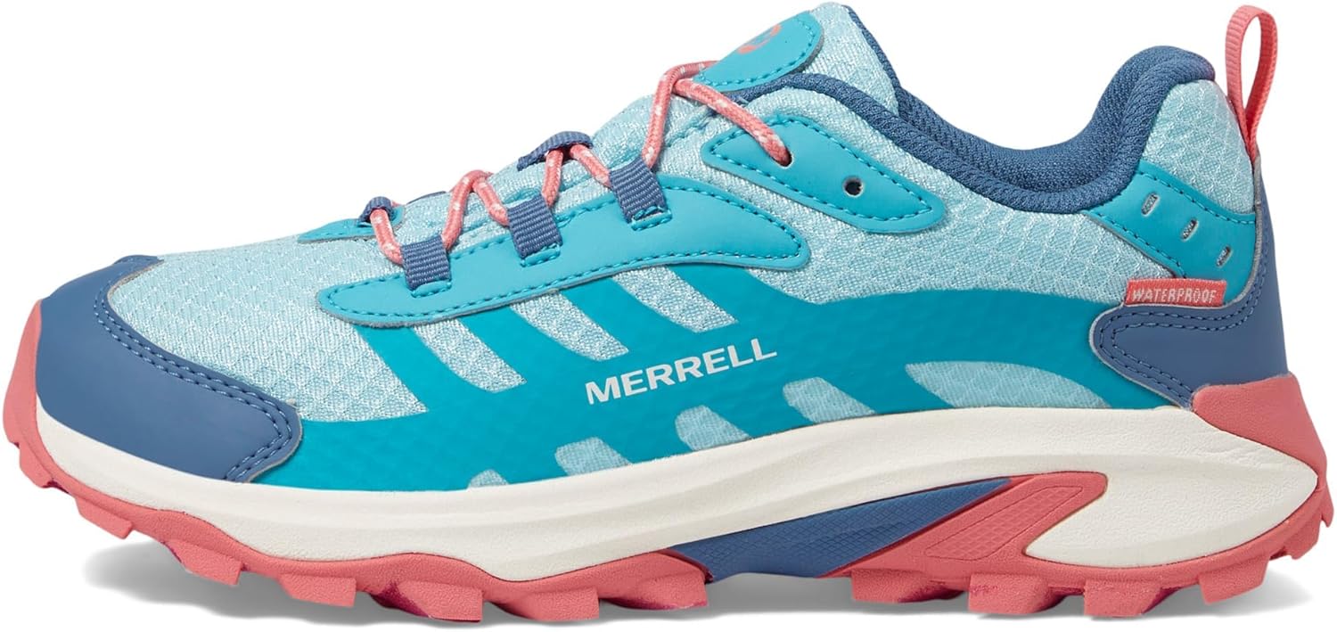 Детские водонепроницаемые кроссовки Merrell Moab Speed 2 унисекс, бирюзовый — фото 4
