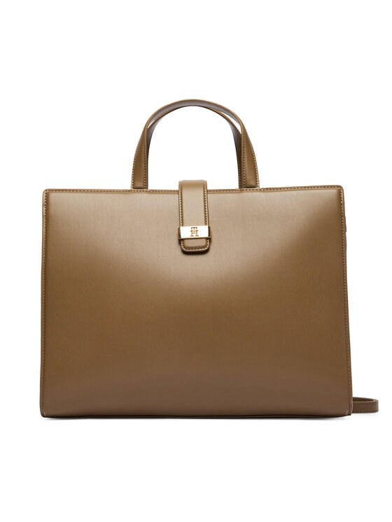 

Сумка Th Heritage Satchel AW0AW18287 Tommy Hilfiger, коричневый