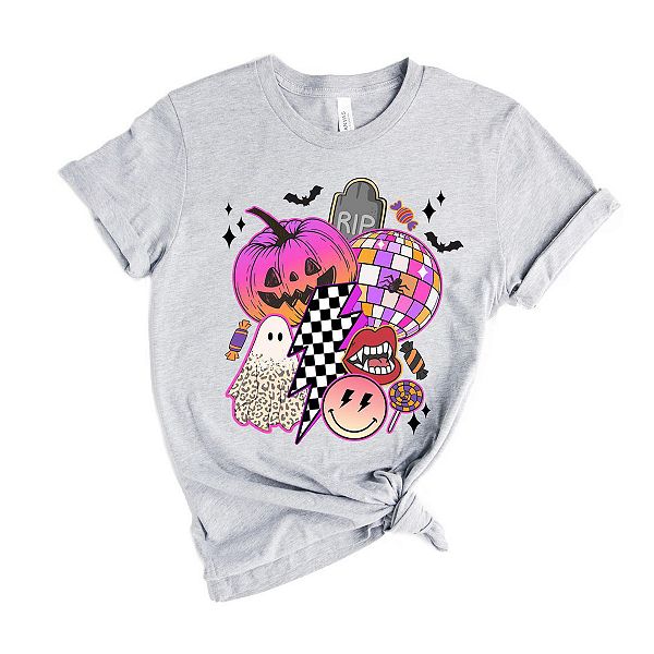 

Футболка с принтом Pumpkin ghost collage Simply Sage Market