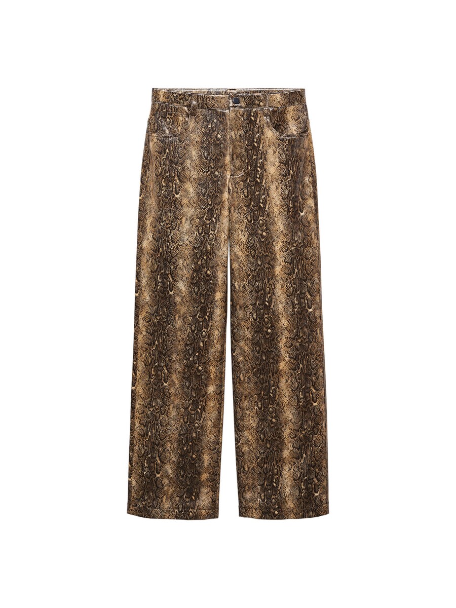 

Тканевые брюки MANGO Loose fit Pants KIM, светло-коричневый