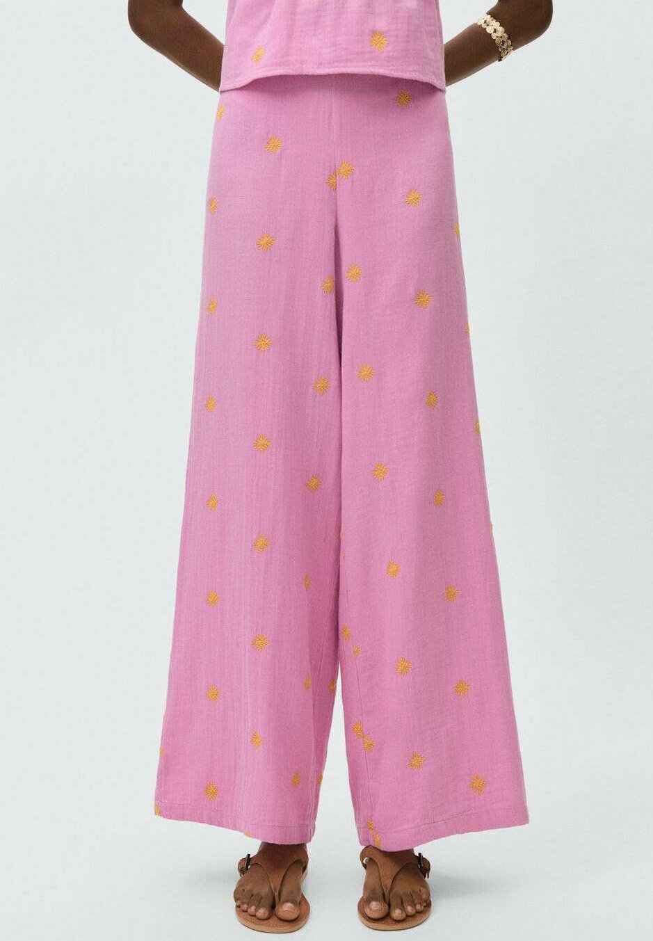 

Брюки SOLP Mango Kids, фуксия