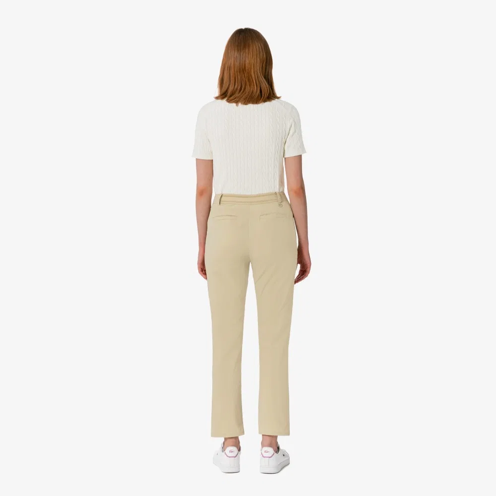 Брюки Lacoste с принтом, охлаждающие, бежевые — фото 3